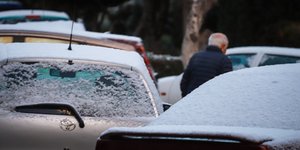 Χιόνια στην Αθήνα / Φωτογραφία: EUROKINISSI/ΓΙΩΡΓΟΣ ΚΟΝΤΑΡΙΝΗΣ
