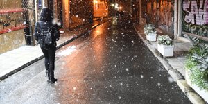 Στην «κατάψυξη» η χώρα (Φωτογραφία: Εurokinissi)