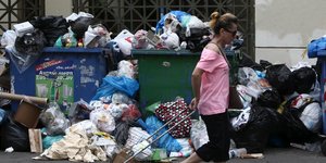 Σκουπίδια στην Αθήνα/ Φωτογραφία: INTIME NEWS