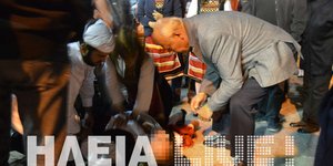 Προσπαθούσαν με αγωνία να τον κρατήσουν στη ζωή