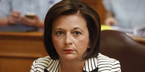 Η Μαρίνα Χρυσοβελώνη -Φωτογραφία: EUROKINISSI/ΓΙΩΡΓΟΣ ΚΟΝΤΑΡΙΝΗΣ