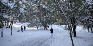 Χιόνια στα βόρεια προάστια της Αθήνας (Φωτογραφία: intimenews/ΛΙΑΚΟΣ ΓΙΑΝΝΗΣ)