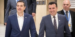 Τσίπρας-Ζάεφ/Φωτογραφία: Eurokinissi