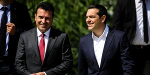 Τσίπρας-Ζάεφ/Φωτογραφία: Eurokinissi