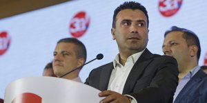 Ο Ζόραν Ζάεφ/ Φωτογραφία: AP- Boris Grdanoski