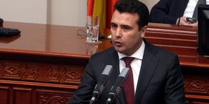 Ο Ζόραν Ζάεφ (Φωτογραφία: AP Photo/Boris Grdanoski)