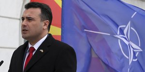 Ο Ζόραν Ζάεφ/ Φωτογραφία: AP- Dragan Perkovksi