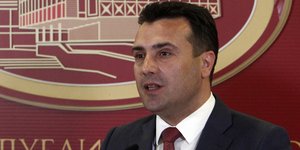 Ο Ζόραν Ζάεφ (Φωτογραφία: AP/ Boris Grdanoski)