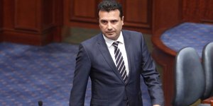 Ο Ζόραν Ζάεφ/ Φωτογραφία: AP- Boris Grdanoski