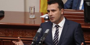 Ο Ζόραν Ζάεφ (Φωτογραφία: AP/ Boris Grdanoski)