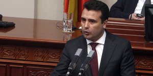 Ο Ζόραν Ζάεφ/ Φωτογραφία: AP- Boris Grdanoski