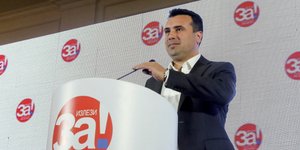 Ο Ζόραν Ζάεφ έκανε και άλλο διάγγελμα μετά το τέλος του δημοψηφίσματος -Φωτογραφία: Intimenews/ΤΟΣΙΔΗΣ ΔΗΜΗΤΡΗΣ