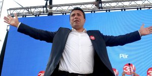 Ζόραν Ζάεφ (Φωτογραφία: AP/Boris Grdanoski)