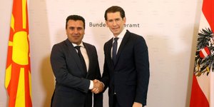 Ζόραν Ζάεφ και Σεμπάστιαν Κουρτς (Φωτο αρχείου: ΑΡ/Ronald Zak)