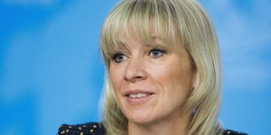 Η Μαρία Ζαχάροβα (Φωτογραφία: AP/ Alexander Zemlianichenko)