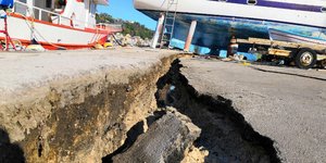 Σε κατάσταση έκτακτης ανάγκης η Ζάκυνθος. Φωτογραφία: Eurokinissi
