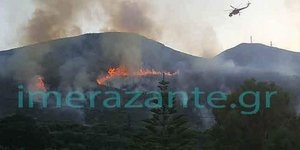 Η φωτιά δεν απειλεί σπίτια