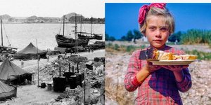 Το κορίτσι που είχε φωτογραφήσει ο Τζέιμς Μπέικερ στη Ζάκυνθο/ Φωτογραφία: pappaspost
