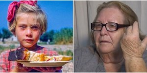 Γιοβάνα Ξιφίτα-Βυθούλκα: Το «zante girl» όταν το φωτογράφισε ο πρώην ΥΠΕΞ των ΗΠΑ το 1953 (αριστερά) και όπως είναι σήμερα σε ηλικία 71 ετών