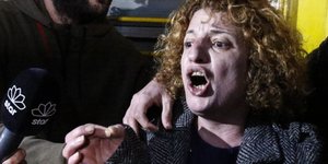 Η μητέρα της Δώρας Ζέμπερη (Φωτογραφία: EUROKINISSI/ ΓΙΩΡΓΟΣ ΚΟΝΤΑΡΙΝΗΣ)