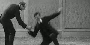 Βουβός κινηματογράφος και τεχνικές αυτοάμυνας -Επίδειξη Ζίου Ζίτσου από το 1919 