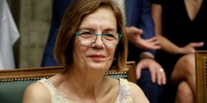 Μυρσίνη Ζορμπά (Φωτογραφία: Eurokinissi/ΚΟΝΤΑΡΙΝΗΣ ΓΙΩΡΓΟΣ)