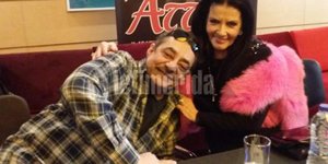 Η Ζωζώ Σαπουντζάκη μ ετον Αντώνη Καφετζόπουλο