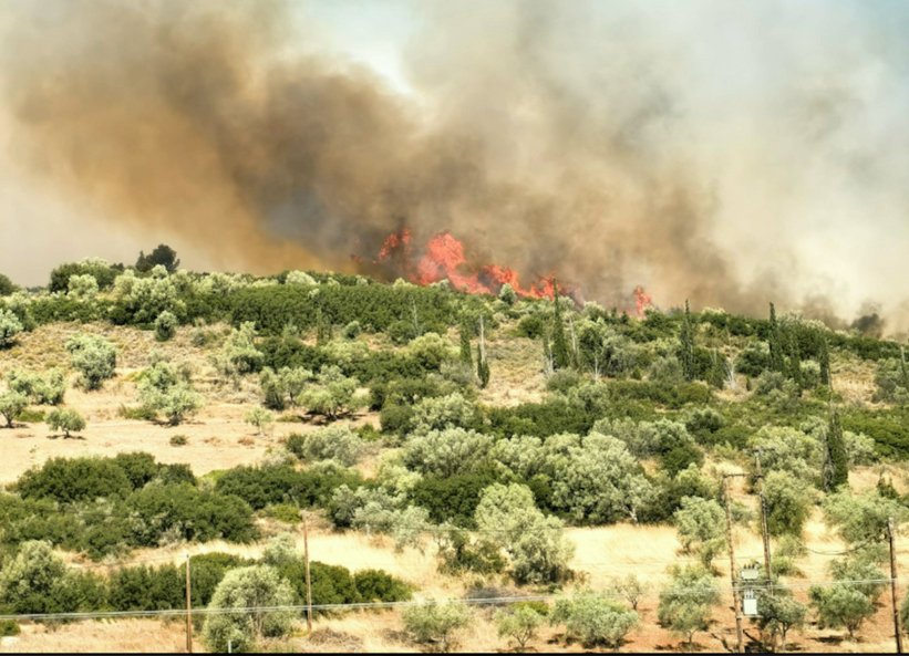 Live: Μπαράζ εκκενώσεων στη Βοιωτία -Φωτιά στην Αργολίδα, ήχησε 112