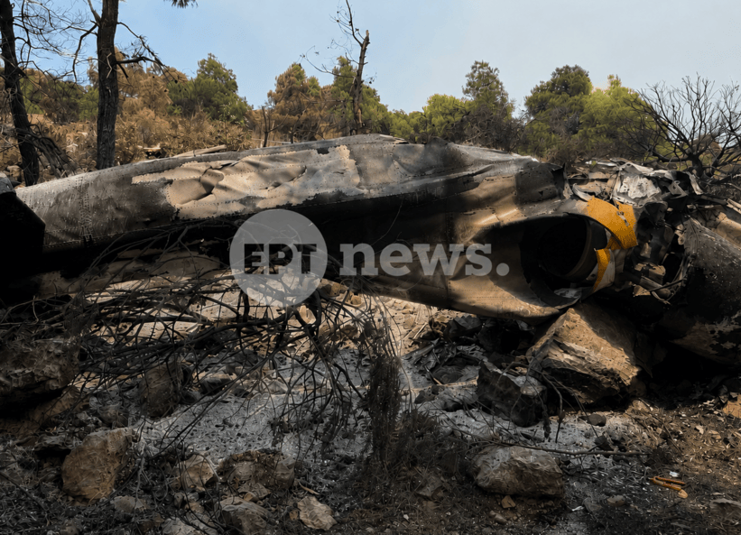 Φωτογραφικό ντοκουμέντο από το δεύτερο ελικόπτερο που συνετρίβη στην Ψάθα -Το σημείο της πτώσης