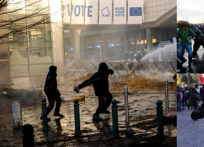 Ευρώπη σε αναβρασμό: Ακρίβεια και κοινωνικές ανισότητες πυροδοτούν διαδηλώσεις και επεισόδια σε Γαλλία, Βέλγιο, Αλβανία και Ιταλία