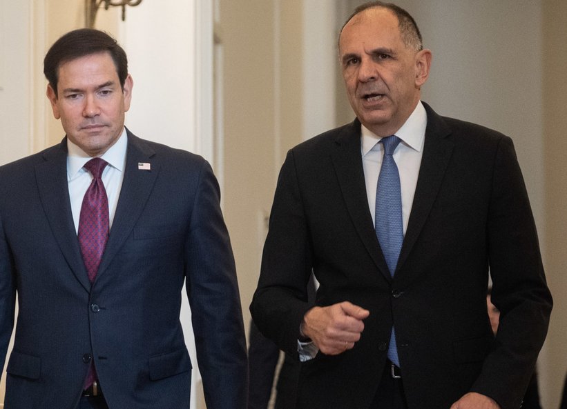 Live οι κοινές δηλώσεις του Γιώργου Γεραπετρίτη και του Μάρκο Ρούμπιο