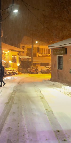 Χιονόπτωση πήλιο