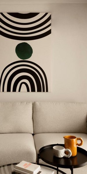 Ο γωνιακός καναπέςΦωτογραφία: Σοφία Παράσχη