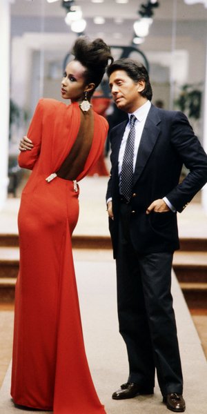 Valentino και Iman 