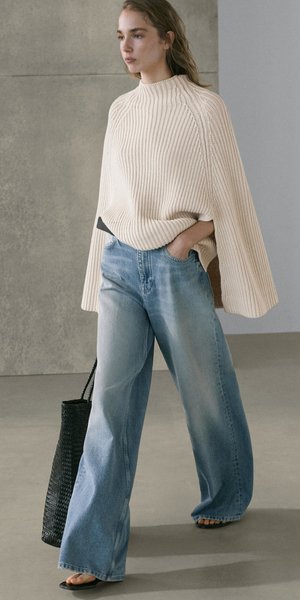 Το wide-leg τζιν από Massimo Dutti