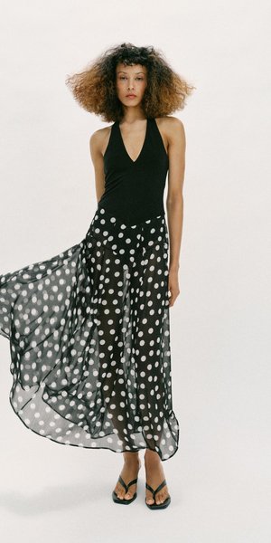 Πουά φόρεμα από Zara