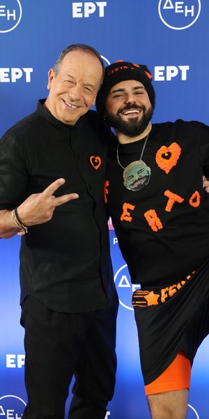 O Akylas με τον Φωκά Ευαγγελινό