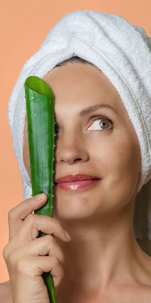 H αλόη βέρα είναι πλούσια σε ενυδατικά και καταπραϋντικά συστατικά