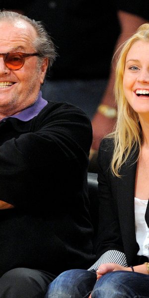 Ο Τζακ Νίκολσον με τη κόρη του Λορέιν το 2010