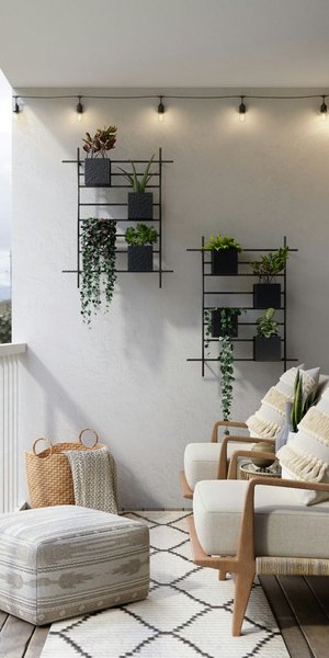 Πώς να επιπλώσετε μια μικρή βεράντα