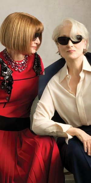Δύο «σιδηρές κυρίες», ένα iconic εξώφυλλο στη Vogue: Η Άννα Γουίντουρ συναντά τη Μέριλ Στριπ