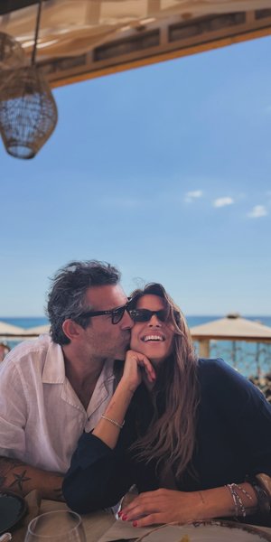 Ο Φίλιππος Μιχόπουλος με την σύντροφό του Κωνσταντίνα Ευρυπίδου