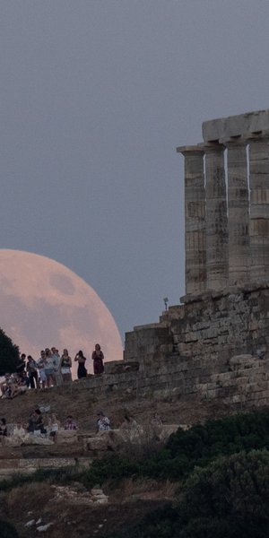 Πανσέληνος στο Σούνιο 