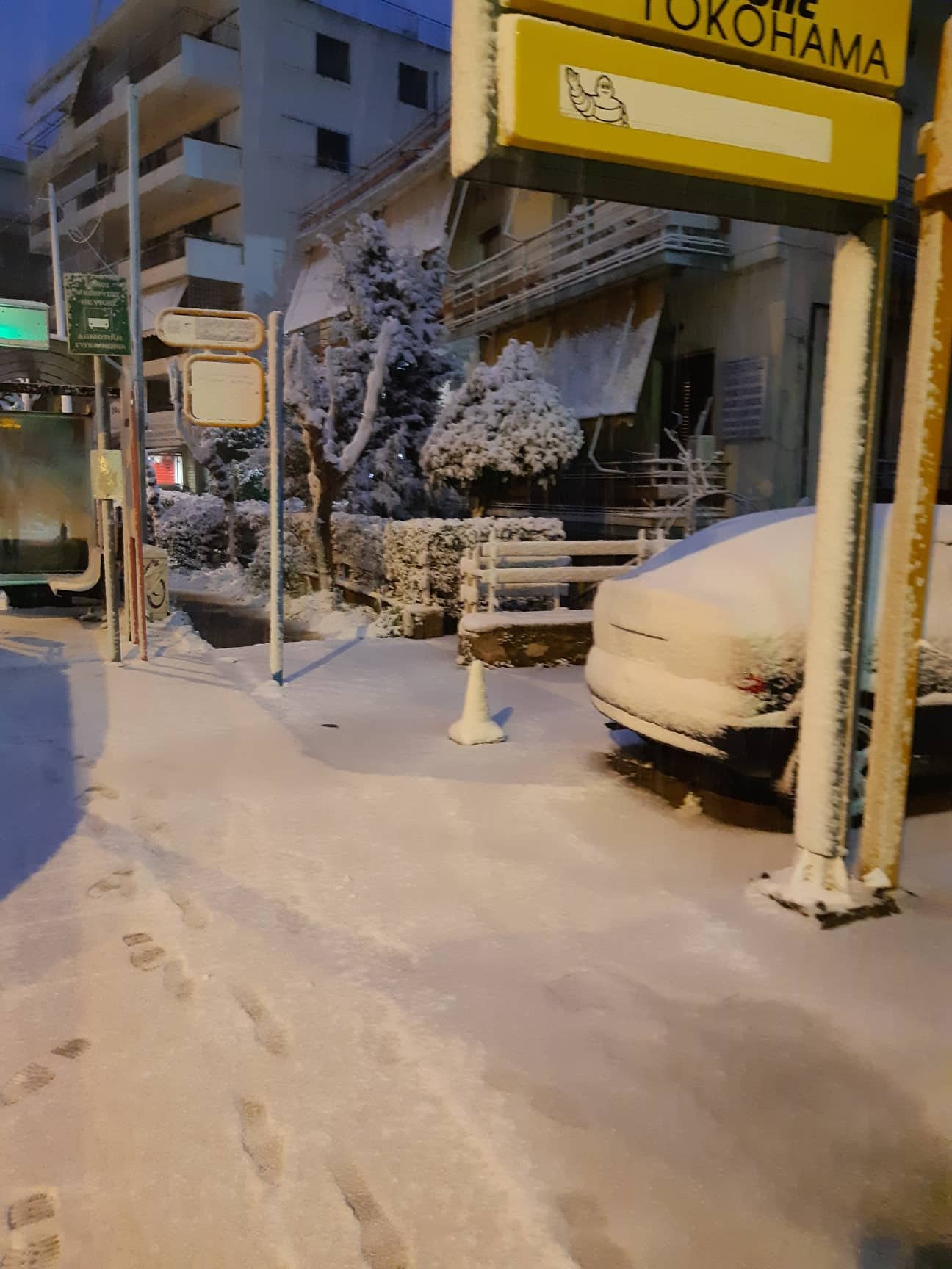 Χιόνι στο Μαρούσι