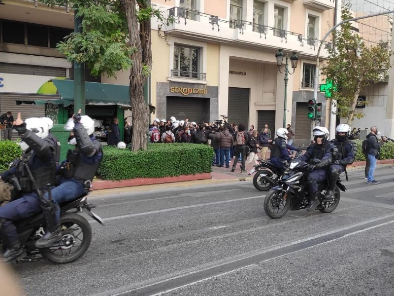 Φωτογραφίες ένταση επέτειος πολυτεχνείου 2020