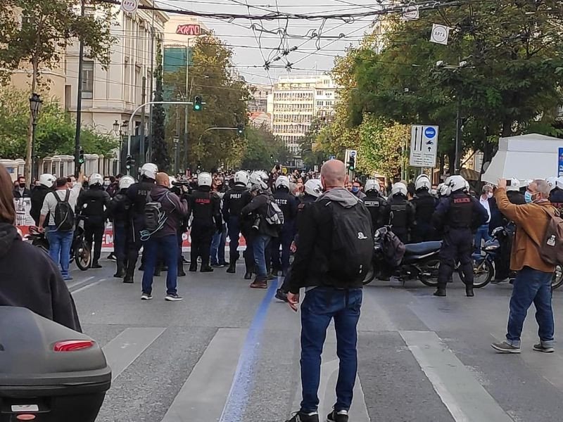 Φωτογραφίες ένταση επέτειος πολυτεχνείου 2020